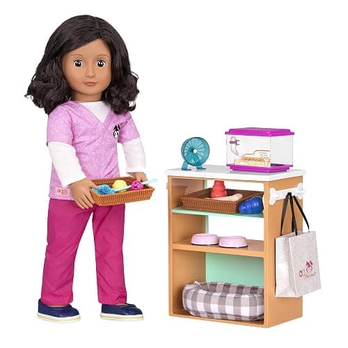 Our Generation - Pet Store Set - 18-Inch Doll Accessories - Cash Register - Storage Counter - Pretend Play - Toy for Kids 3 Years + thumbnail 6