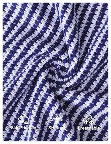 ZESICA Women's Spring Striped Strapless Crop Tube Tops 2026 Summer Knit Bandeau Going Out Shirts Y2K Beach Vacation Outfits thumbnail 6