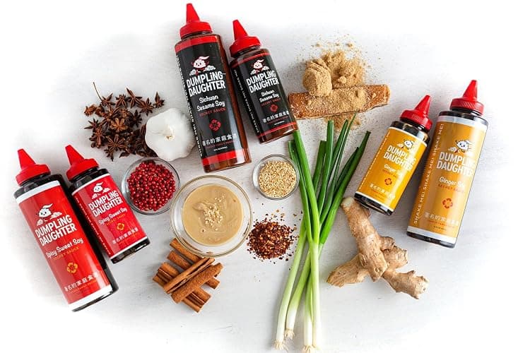 Dumpling Daughter - Spicy Sweet Soy, Ginger Soy, Sichuan Sesame Soy (24 Fl Oz, Multi-Pack) thumbnail 4