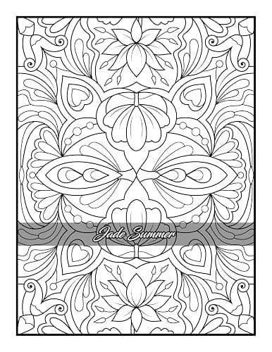 100 Amazing Patterns: An Adult Coloring Book with Fun, Easy, and Relaxing Coloring Pages thumbnail 14