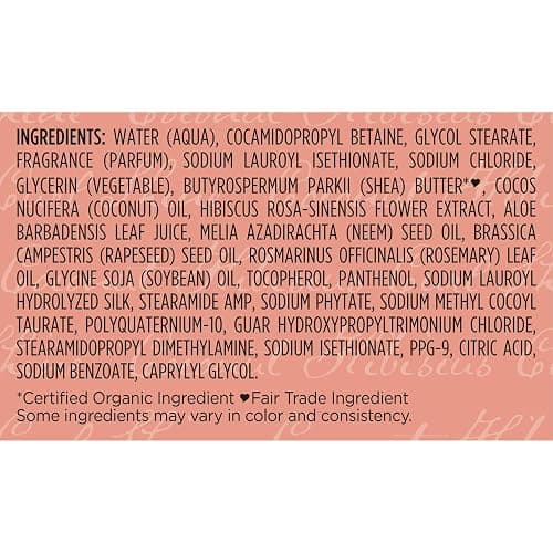Shea Moisture Coconut & Hibiscus Shampoo for Curly Hair Hydrating 24oz | For curly hair - instantly hydrates, defines, and boosts shine with Coconut Oil, Neem Oil, and Silk Protein. thumbnail 8