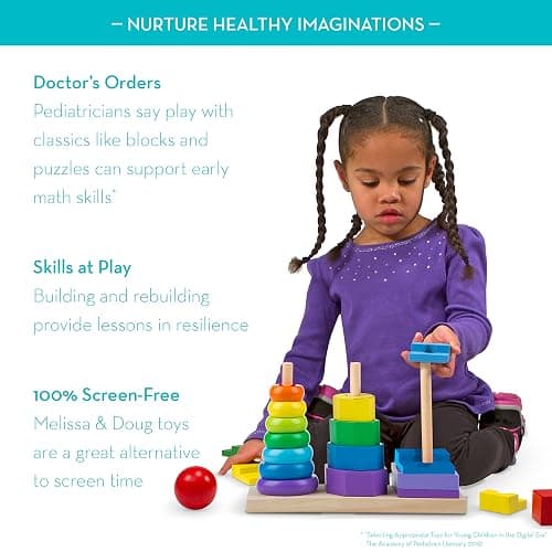 Geometric Stacker by Melissa & Doug thumbnail 3