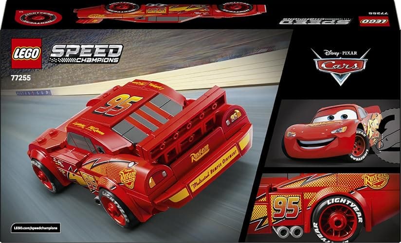 LEGO Speed Champions | Flash McQueen - Jouet Voiture de Course - Maquette Collector - Cadeau Disney pour Garçon ou Fille dès 9 Ans & Fans du Film Cars de Pixar 77255 thumbnail 11