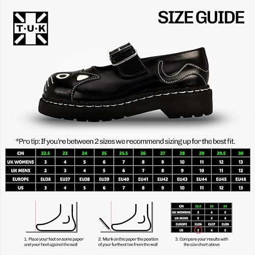 T.U.K. Kitty Cat Mary Jane Shoes for Women, Round Toe Ankle Strap Oxford Shoes thumbnail 7