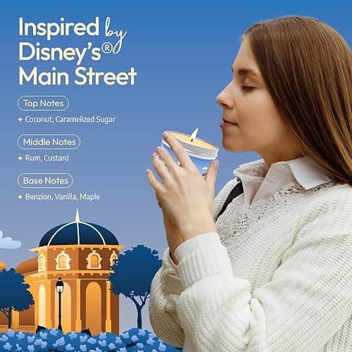Park Scents Disneyland Main Street Inspired Scented Vanilla Candle - Handmade Soy Candle, Long Lasting, Warm, Sweet Aroma for Home thumbnail 5