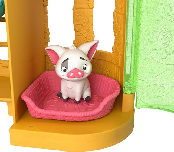 Mattel Disney Princess Toys, Moana Storytime Stackers Doll House with Moana Small Doll, 1 Animal Friend & 9 Accessories, Inspired by Disney Movie thumbnail 5