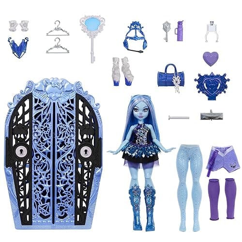 Monster High Skulltimate Secrets Doll & Accessories Set, Monster Mysteries Abbey Bominable with Dress-Up Closet & 19+ Surprises Including Clothes thumbnail 5
