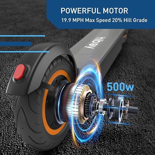 Hiboy S2/S2 MAX Electric Scooter, 350/500W Motor, 8.5/10" Tires, 17/40.4 Miles Range E Scooter, 19 Mph Folding Commuter Electric Scooter for Adults thumbnail 4
