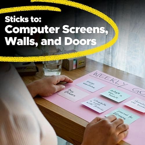 Post-it 100% Recycled Paper Super Sticky Notes, 2X The Sticking Power, 3x3 in, 5 Pads, 70 Sheets/Pad, Wanderlust Pastels Collection (654R-5SSNRP) thumbnail 4