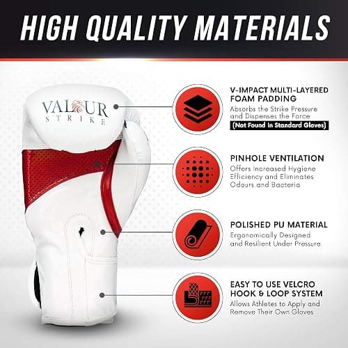 Valour Strike Boxing Gloves for Men & Women | British Family Brand | 8–16oz Training & Sparring Gloves for Boxing, Kickboxing, Muay Thai, MMA & Boxercise thumbnail 3