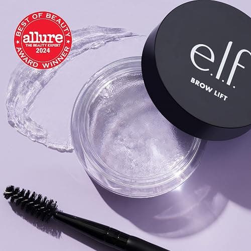 e.l.f. Brow Lift, Clear Eyebrow Shaping Wax For Holding Brows In Place, Creates A Fluffy Feathered Look, Vegan & Cruelty-Free, Clear thumbnail 3