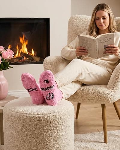 JORA Bookish Gifts for Readers: 9PCS Book Lover Gifts for Women Book Club Themed Gift Ideas Bookish Merch Reading Accessories for Reading Lover Bookworm Librarian Reader Pink thumbnail 7