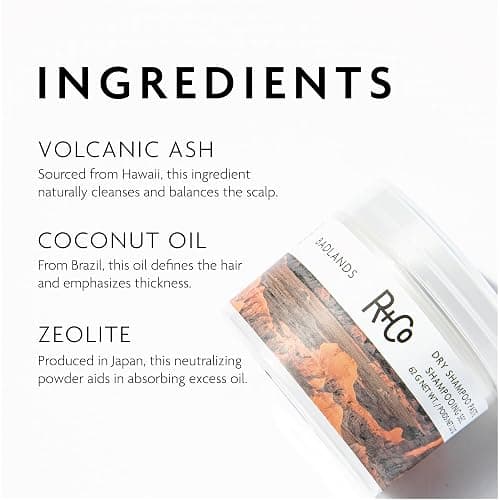 R+Co Badlands Dry Shampoo Paste | Part Dry Shampoo, Part Styling Paste | Adds Texture, Absorbs Oil, Matte Finish thumbnail 4