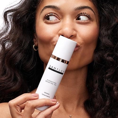DRMTLGY Hydration Booster 10X – Hyaluronic Acid Serum for Intense Hydration & Skin Plumping – With Soybean, Green Tea & Aloe – Reduces Fine Lines & Boosts Moisturizer Absorption – 1.8 fl oz thumbnail 3