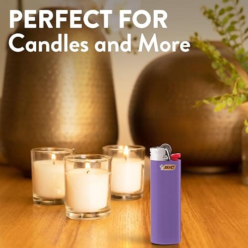 BIC Classic Lighters, Pocket Lighter Style, Fashion Assorted Colors, 50 Count Tray Disposable Lighters thumbnail 2