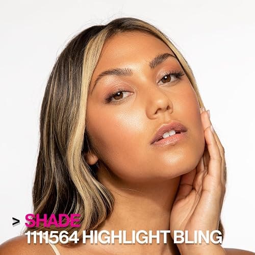 Wet n Wild MegaGlo Blushlighter, Blendable Blush & Highlighter Set, Shimmery Metallic Finish, Highlight Bling thumbnail 5