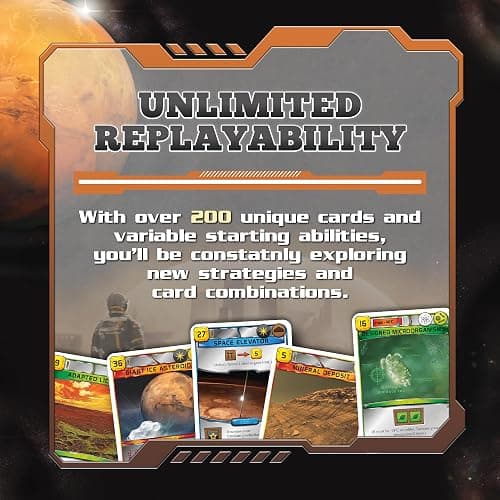 Terraforming Mars Board Game-Award Winning Strategic Space Adventure Game for Family Game Night, Competitive Play&High Replay Value-Adults, Cardboard,Teens&lovers of Board Games by Stronghold Games  - Terraforming Mars (Full Game) thumbnail 4