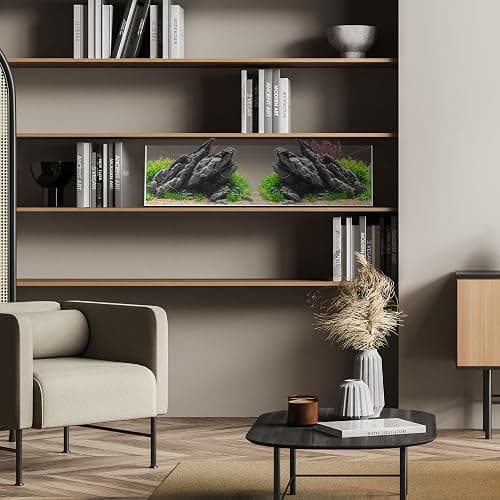 UNS Ultra Clear Rimless Tank - 11.8GAL | 45L - 35.43x7.87x9.84 | 90x20x25 CM, 6mm Glass Thickness, Leveling Mat Included - Low Iron, High Clarity Fish Tank w/ 45° Mitered Edge - [90B] thumbnail 7