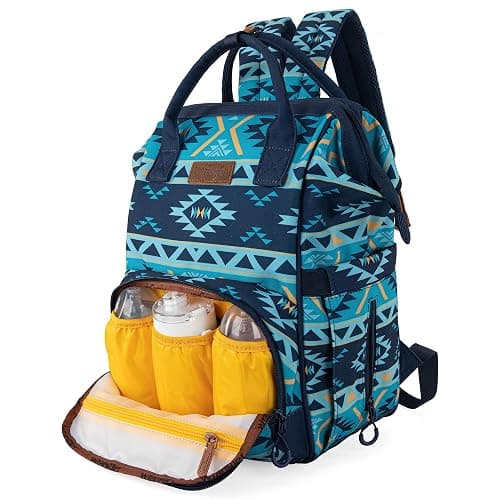 Montana West Wrangler Callie Diaper Bag Backpack with Stroller Straps Multifunction Baby Travel Bag WG2204-9110NY thumbnail 3