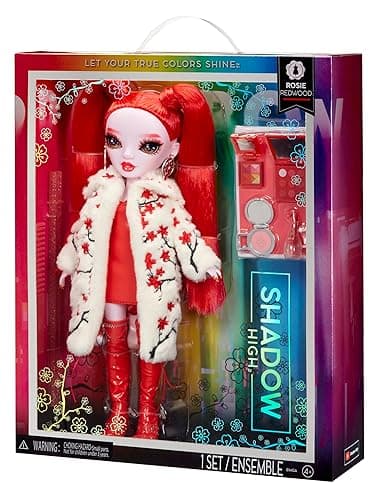 Rainbow High Shadow High Rosie - Red Fashion Doll. Fashionable Outfit, Extra Long Hair & 10+ Colorful Play Accessories. Great Gift for Kids 4-12 Years Old & Collectors thumbnail 8