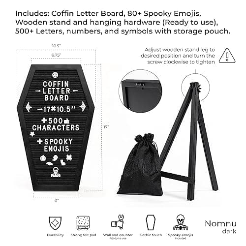 Coffin Letter Board  thumbnail 6