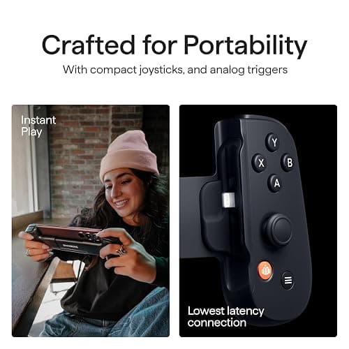 BACKBONE One Mobile Gaming Controller for iPhone 14 & Older (Lightning) 2nd Gen, Phone Controller, Play Xbox, PlayStation, PC, App Games & More (With 3 Months of Apple Arcade Access) thumbnail 8
