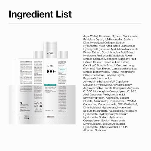ANUA PDRN Hyaluronic Acid 100 Moisturizing Cream, Lightweight, Non-Greasy Hydrating Face Moisturizer with Salmon DNA for Glass Skin, Korean Skincare (2.02 fl oz) thumbnail 9