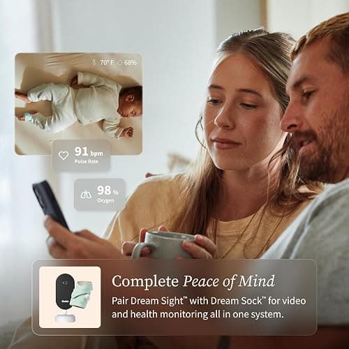 Owlet Dream Sight (Gen 3) Smart Video Baby Monitor | 2K HD Camera w/Night Vision | Detects Crying, Motion & Temperature | Customizable Alerts | Two-Way Talk | Secure Wi-fi thumbnail 9