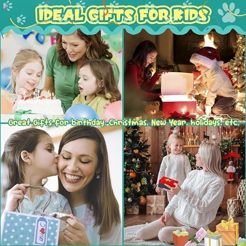 TEUVO Pet Care Play Set Robot Dog Toys for Kids, 12Pcs Kids Pretend Play Feeding Walk Bark Puppy Pet Toys with Interactive Electric Dog Plush & Cage, Xmas Gifts for Girls Toddlers 3 4 5 6 7 Years Old thumbnail 8