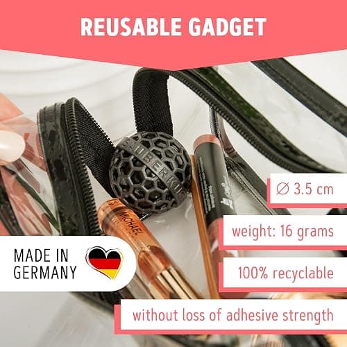 Sauberkugel - The Clean Ball - The clever way of cleaning purses, bags, backpacks and school bags (Black) thumbnail 4