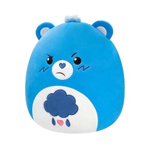 Squishmallows Original Care Bears 12in Grumpy Bear – Official Jazwares Plush (Medium-Sized) thumbnail 4