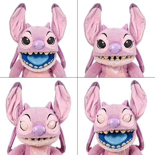 Wow! Stuff Disney Angel Puppetronic by RealFX | Looks, Feels & Sounds Real! | Disney's Lilo & Stitch | Over 100 Action & Sounds | 18" High | Ages 6+ thumbnail 4