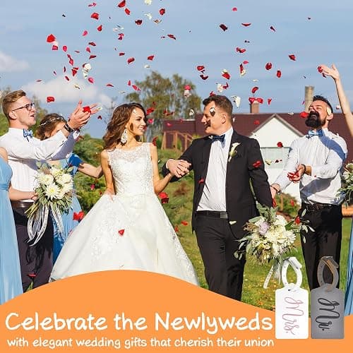Mr and Mrs Tags, Wedding Gifts for Couples 2026, Personalized Engagement Gifts for Couples, Bridal Shower Gift for Newlyweds, Bride and Groom Travel Essentials thumbnail 3