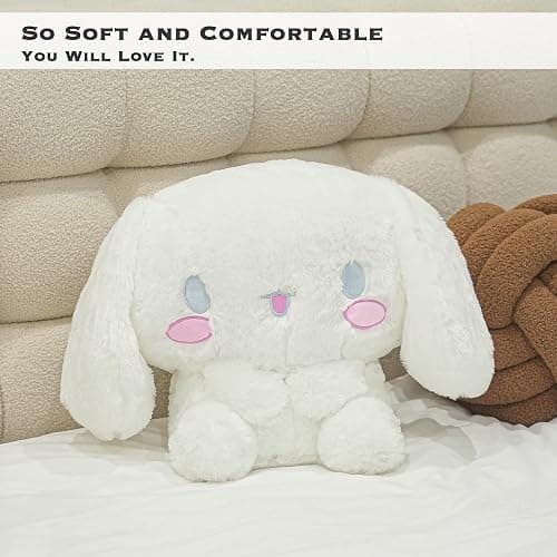 Juju White Kawaii Plush (20 in) - Cute Stuffed Animal Kawaii Plushies - Peluche Big Stuffed Animals Plushie - Peluches Grandes Cute Plushies - Cool Stuff Plush - Plushy (Fun) thumbnail 5