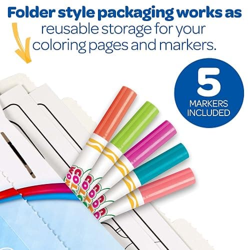 Crayola Color Wonder Prehistoric Pals, Dinosaur Coloring Pages, Mess Free Coloring for Toddlers, Dinosaur Toys, Toddler Travel Activity & Gifts thumbnail 6