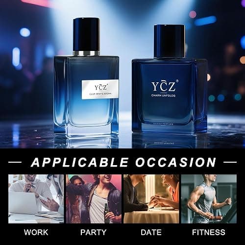 Ycz Cologne for Men Set, 1.7oz(50ml) Bottled Marine Perfume and Club Men Perfume Sophisticated Woody Citrus Scent, Highquality Long Lasting, Sleek Bottle Design, Ideal Special Occasions Ideal Gift thumbnail 7