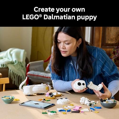 LEGO Disney 101 Dalmatians Puppy Building Set for Adults - Collectible DIY Kit for Movie Fans 18+ - Build Patch, Penny, Rolly or a Custom Pup - Gift Idea for Dog Lovers and Craft Enthusiasts - 43269 thumbnail 2