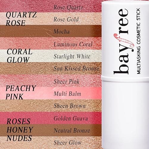 bayfree 3 PCS Makeup Cream Contour Stick Set, Highlighter & Bronzer & Blush Stick, Long Lasting, Natural Face Contour, Dewy & Matte Finish, Multi Stick Trio for All Skin thumbnail 8
