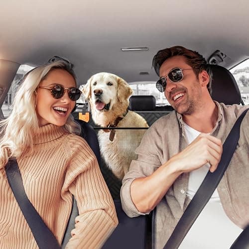 PROZAR Dog Car Seat Cover for Back Seat, Hard Bottom Back Seat Extender for Dogs - Supports 400lbs, Back Seat Pet Cover, Dog Hammock for Car SUV and Trucks thumbnail 7