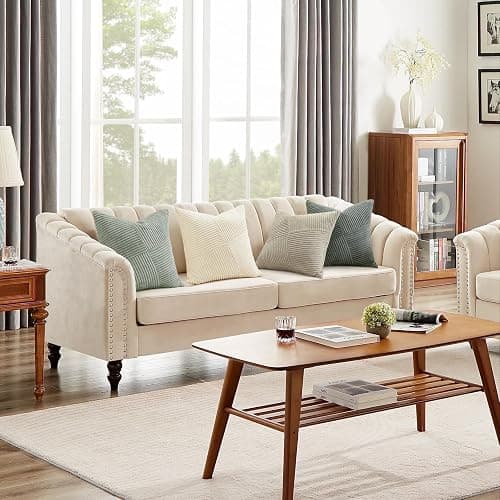 Sungeek Set of 4 Decorative Cushion Covers Soft Corduroy Boho Farmhouse Square Pillow Covers Mix and Match Throw Pillow Cases for Sofa Couch Bedroom Living Room 50x50cm, Neutral Grey thumbnail 7