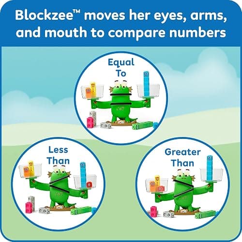 hand2mind Numberblocks Blockzee Balance Activity Set, ﻿61 MathLink Cubes, Balance Scale, Educational Math Manipulatives, Numbers for Toddlers, Preschool Learning Activities, Birthday Gifts for Kids thumbnail 5