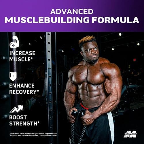 Muscletech High-Protein Mass Gainer (Triple Chocolate Brownie, 6LB) - Mass Tech Extreme 2000 Mass Gainer Protein Powder Supplement - Weight Gainer for Increase Muscle, Enhanced Recovery & Strength thumbnail 4