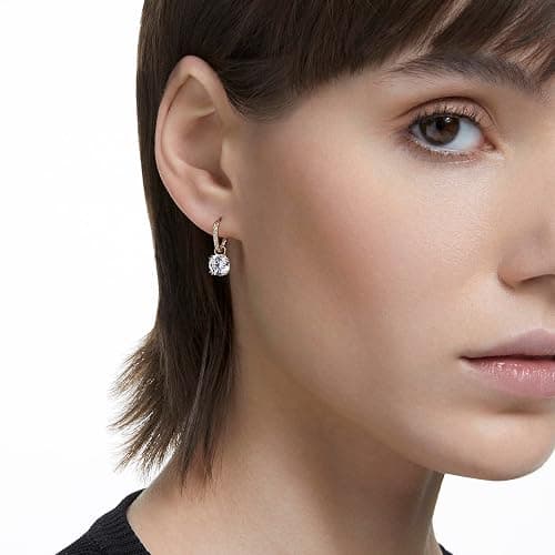 Swarovski Stilla Kollektion Tropfenohrringe, Rundschliff, Weiß thumbnail 5