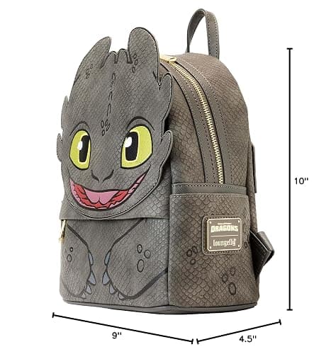 Loungefly How to Train Your Dragon Toothless Cosplay Mini Backpack thumbnail 2