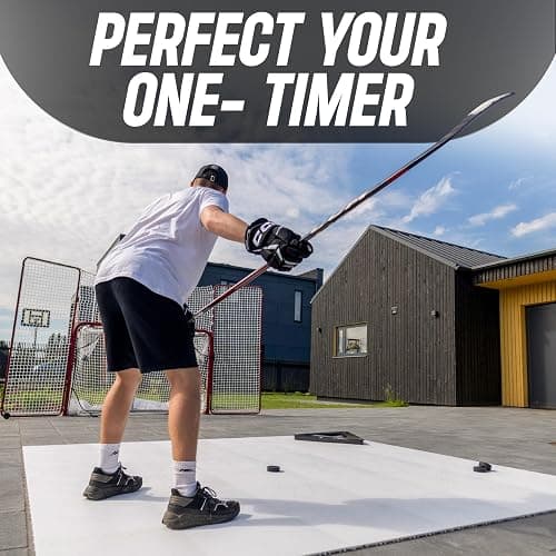 Better Hockey Extreme Triangle Passer - Heavy-Duty Steel Puck Rebounder for One-Timers, Improves Passing, Shooting, and Stickhandling Skills, Use On and Off the Ice, Offers Three 22 Inch Passing Slots thumbnail 3