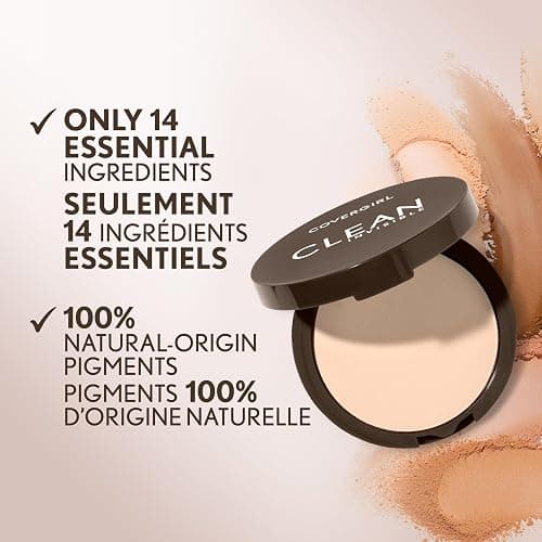 COVERGIRL - Clean Invisible Pressed Powder, Lightweight, Breathable, Vegan Formula, Talc- and fragrance-free - Golden Caramel - 180 thumbnail 5