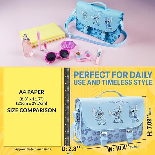 Disney Stitch Bag Girls Cross Body Shoulder Bag for Travel Holiday Stitch Gifts thumbnail 2