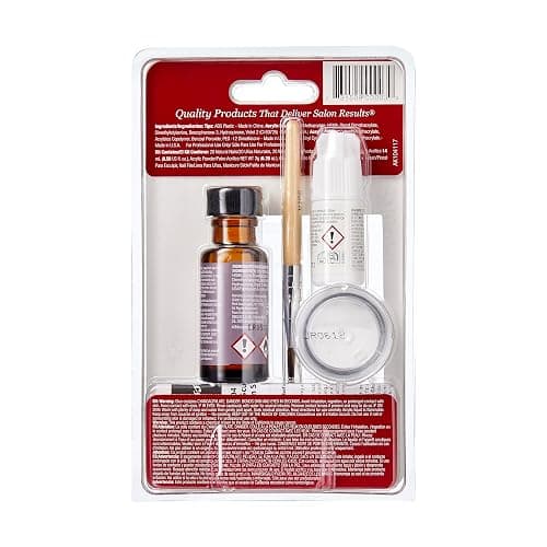 KISS French Acrylic False Nails Sculpture Kit, Natural & French Manicure, Extended Bubble-Free Nail Tips with Acrylic Liquid & Powder, Maximum Speed Nail Glue, Application Brush, & 40 Fake Nails thumbnail 3