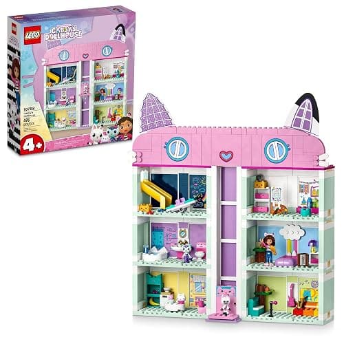 LEGO Gabby's Dollhouse Building Toy - Pretend Play Toy Figures & Playsets for Girls & Boys, Ages 4+ Years - Gift for Christmas - 8 Room Dollhouse W/ 4 Minifigures - 10788 - Image 1