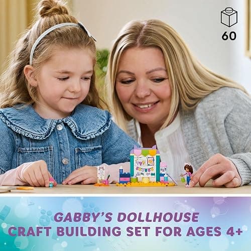 LEGO Gabby's Dollhouse Crafting with Baby Box Building Toys - Pretend Play Toy Figures & Playset for Kids, Girls & Boys, Ages 4+ - Birthday Gift - 10795 thumbnail 2